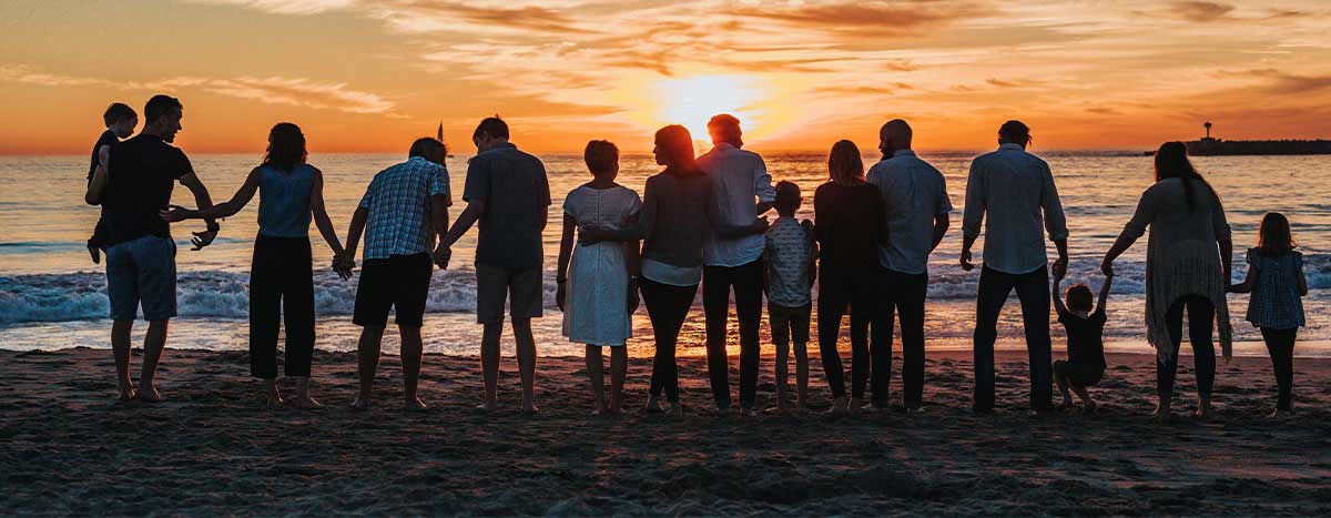 famille en bord de mer
